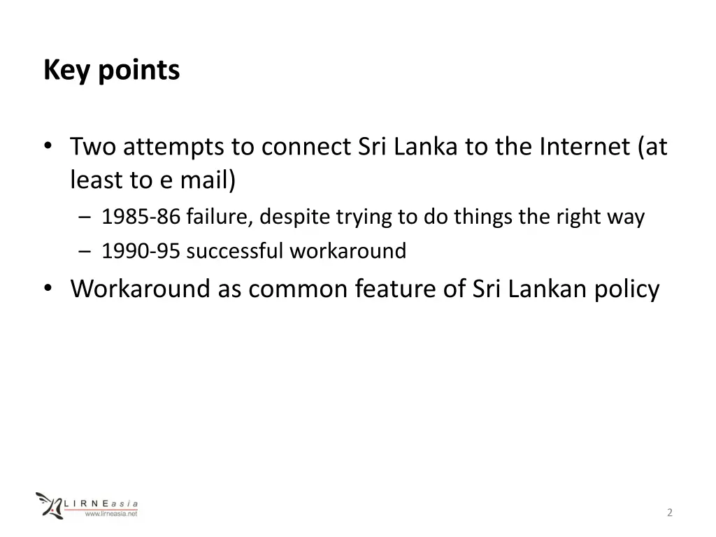 key points