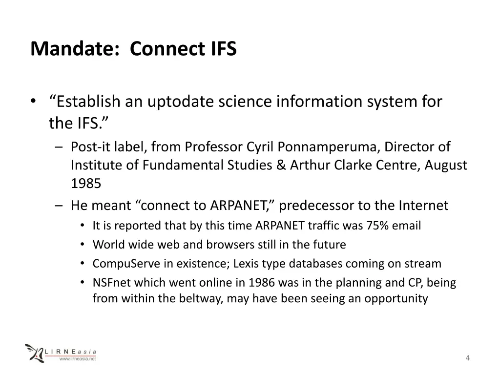 mandate connect ifs