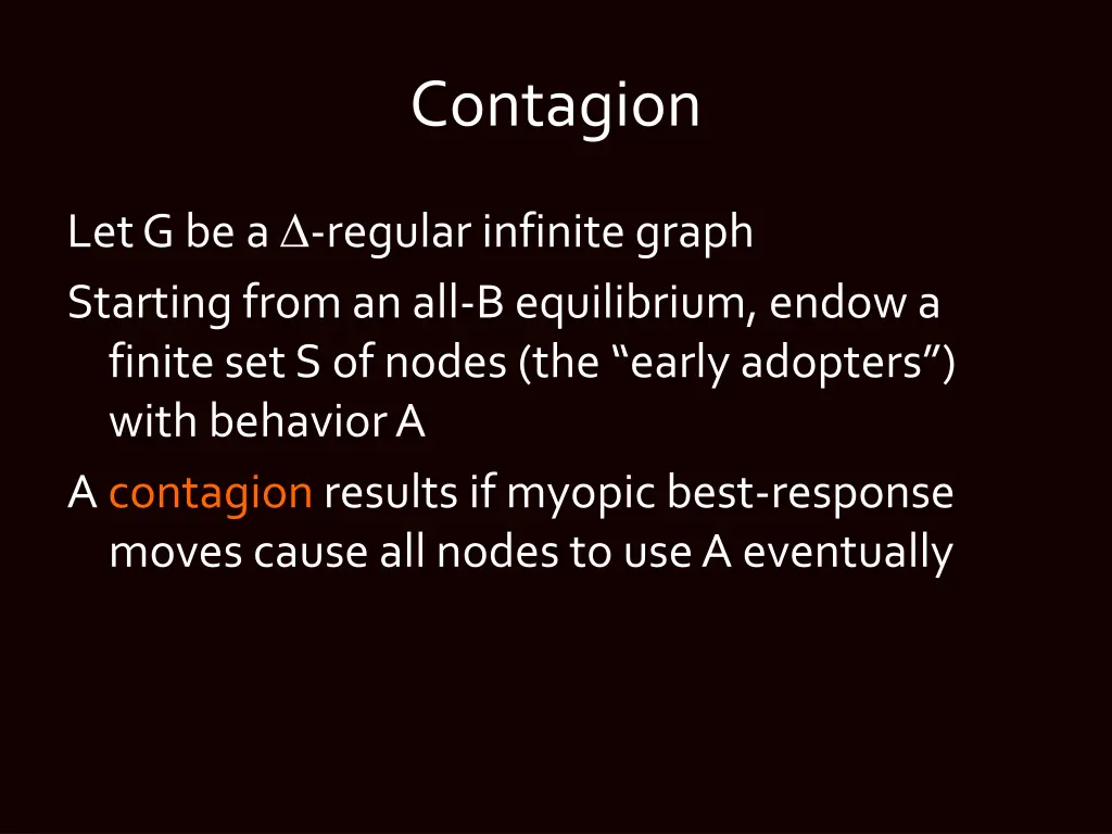 contagion