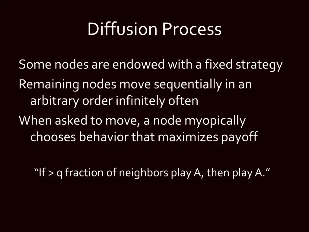 diffusion process