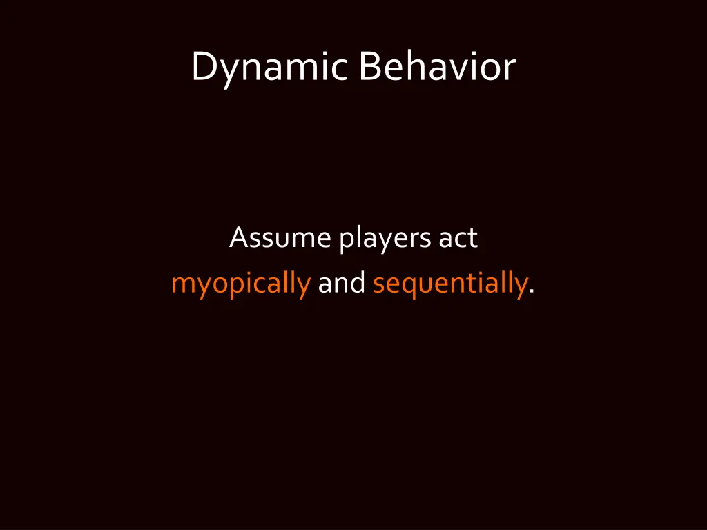dynamic behavior 1