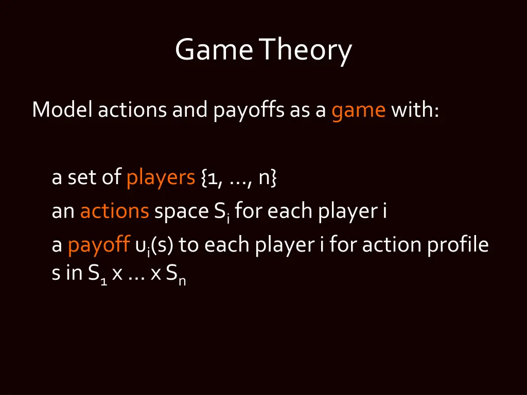 game theory