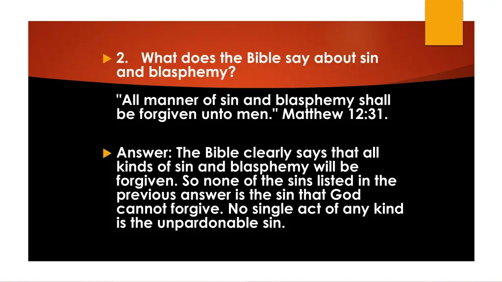 2 what does the bible say about sin and blasphemy