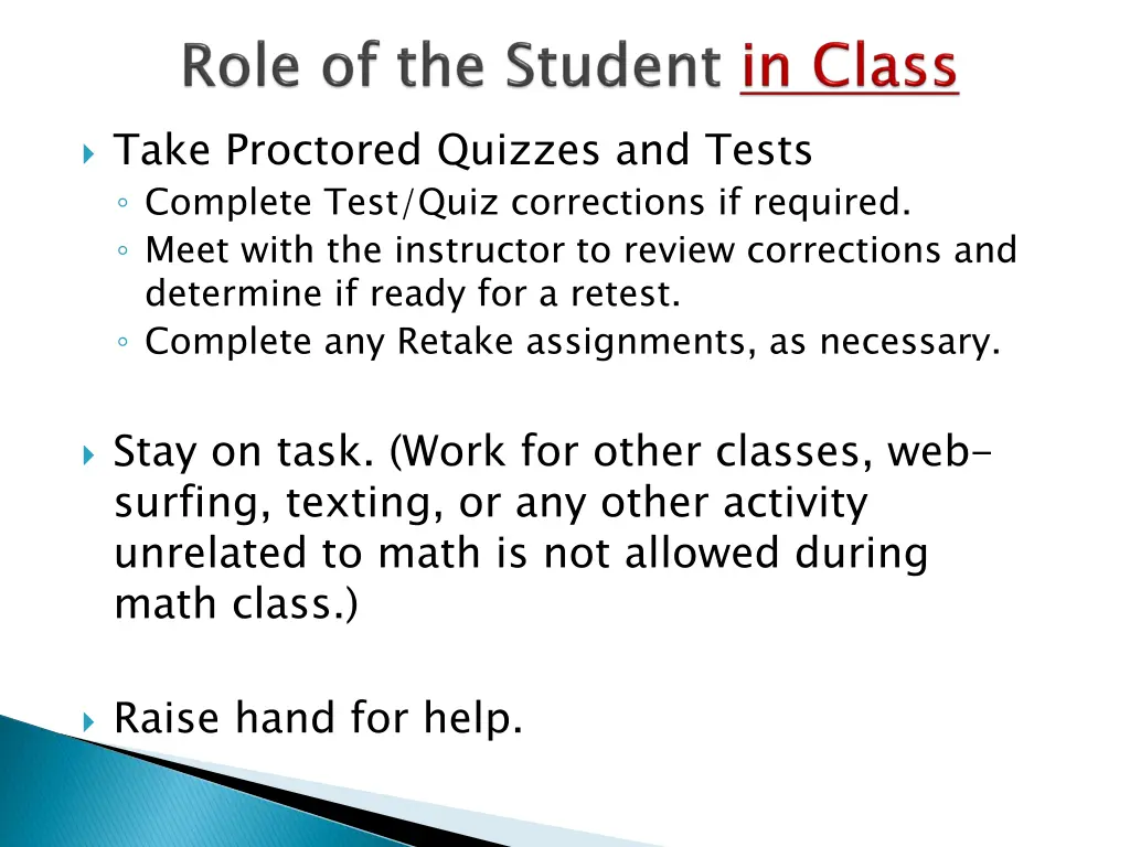 take proctored quizzes and tests complete test