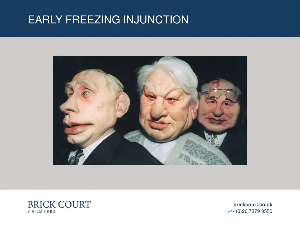 early freezing injunction