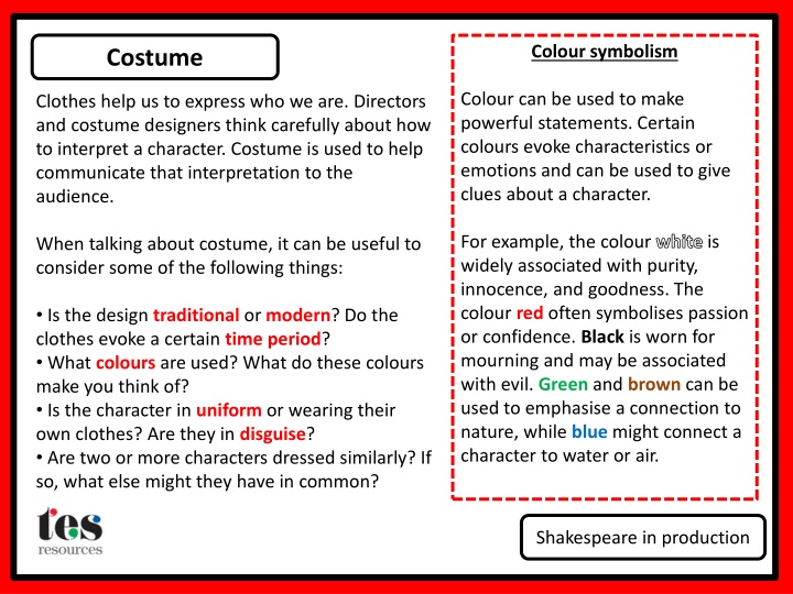 colour symbolism