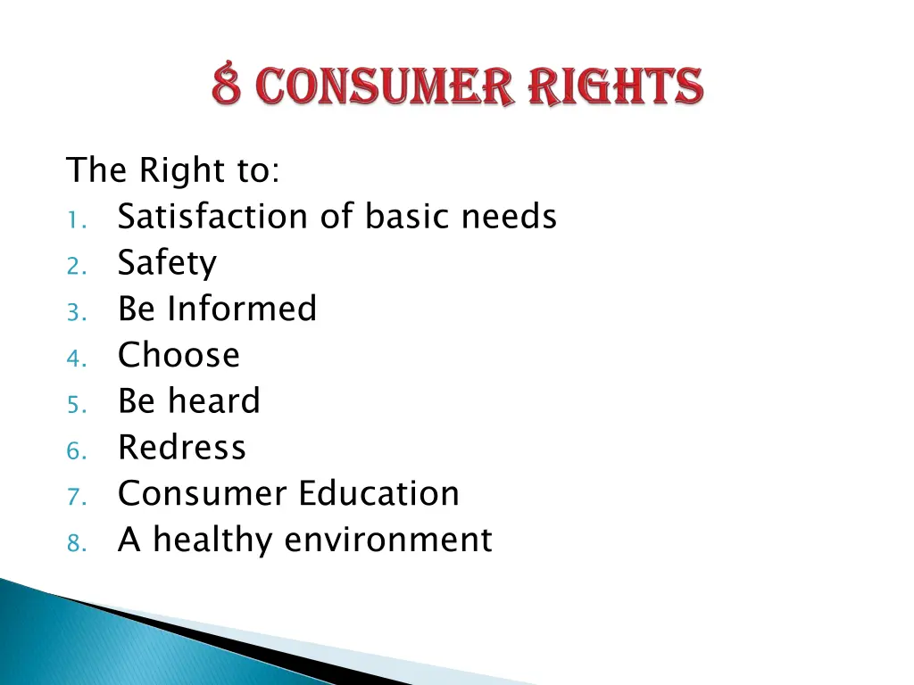 the right to 1 satisfaction of basic needs