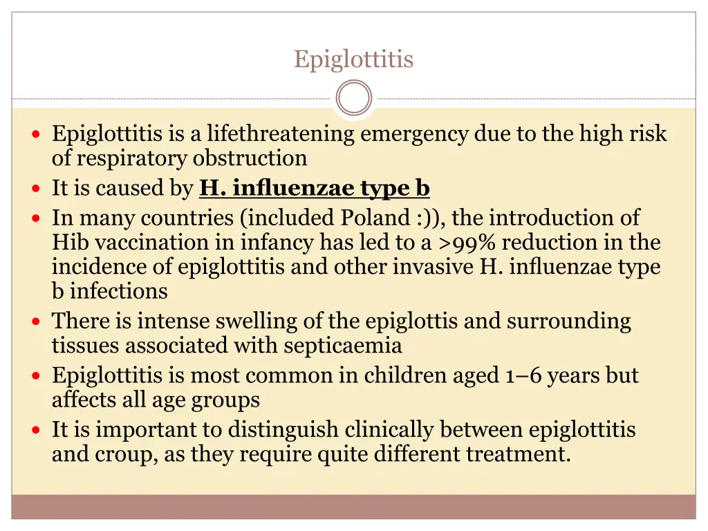 epiglottitis