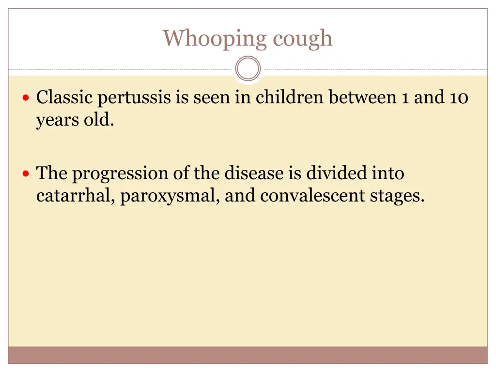 whooping cough