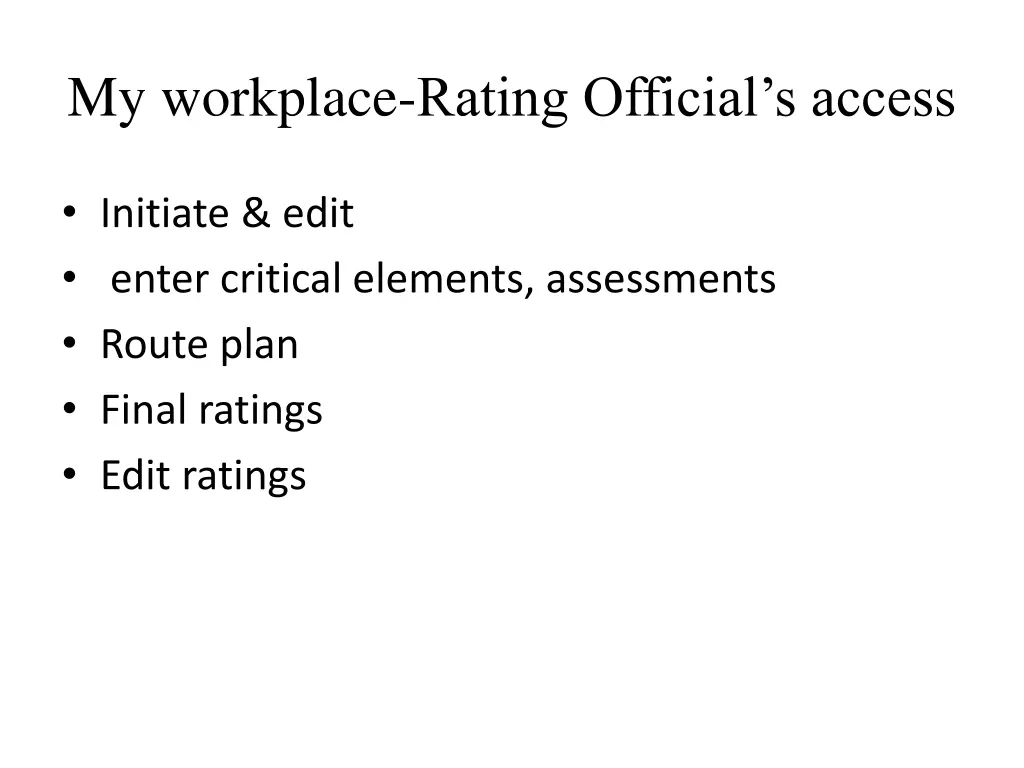 my workplace rating official s access