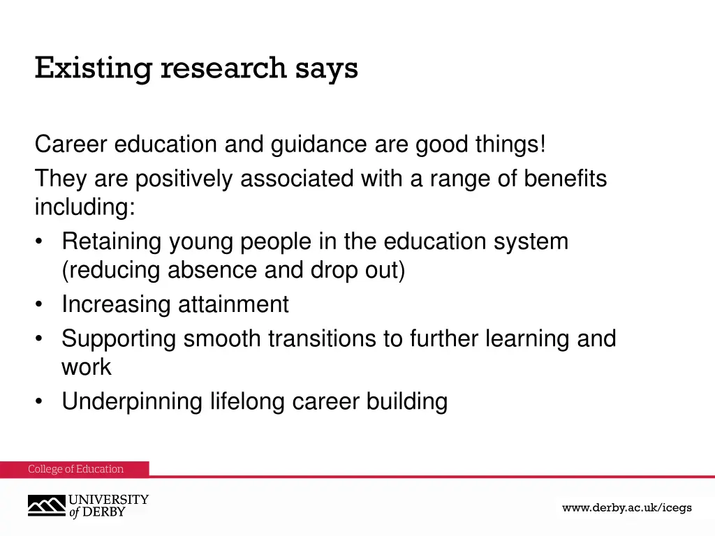 existing research says