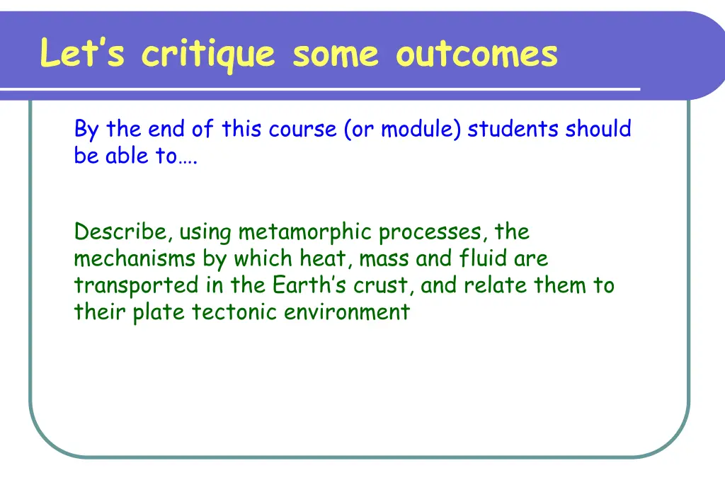 let s critique some outcomes 3