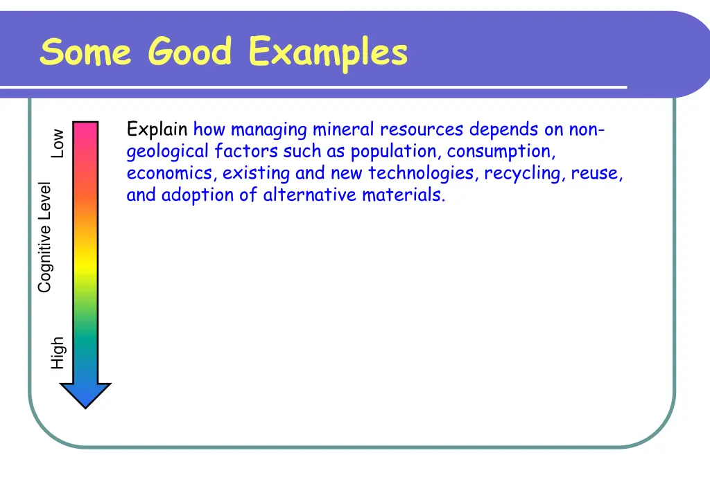 some good examples