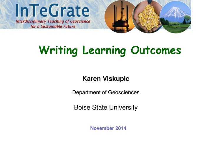 writing learning outcomes
