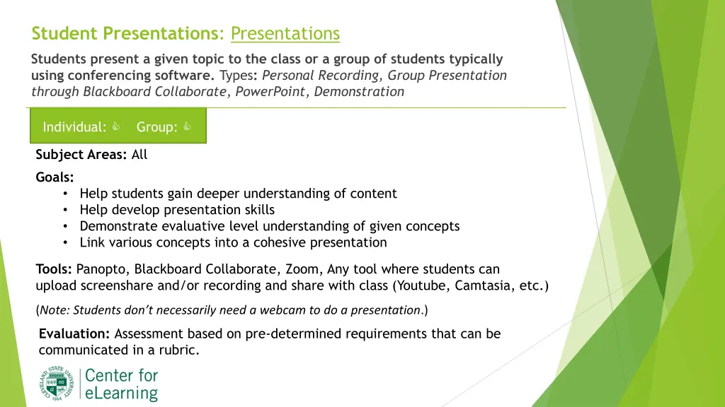 student presentations presentations