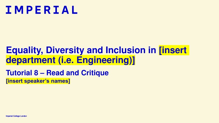 equality diversity and inclusion in insert