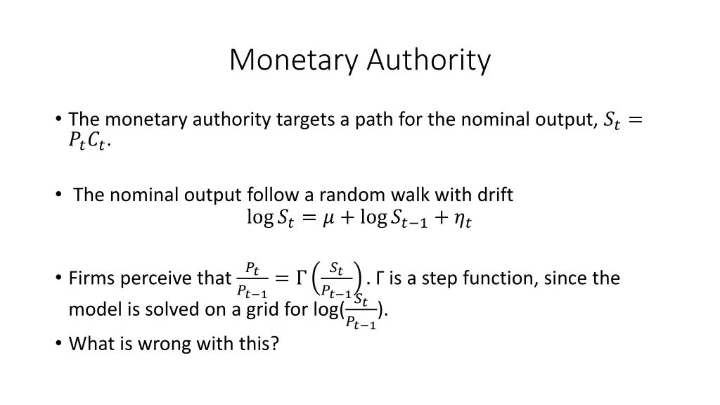 monetary authority