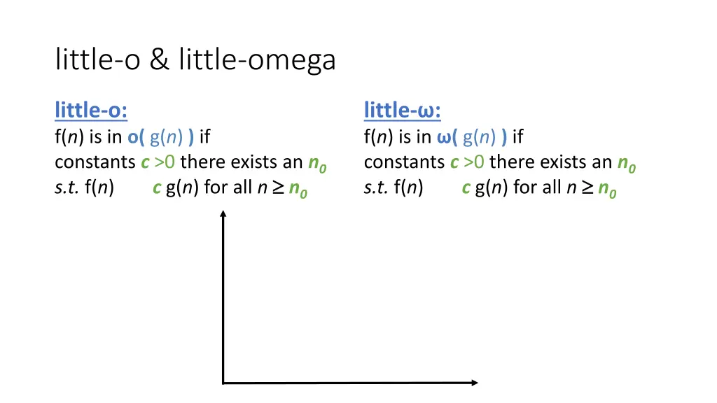 little o little omega