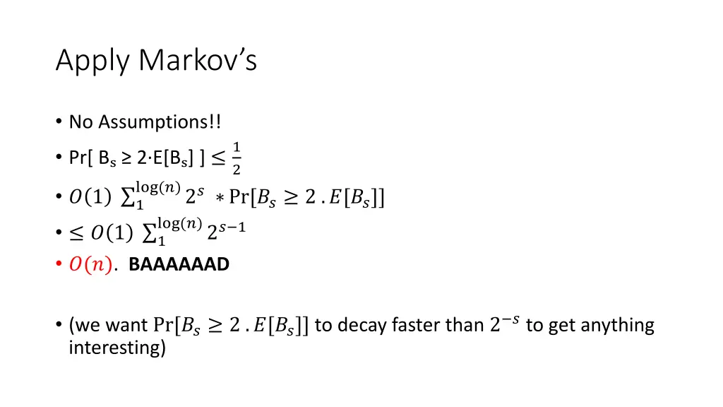 apply markov s