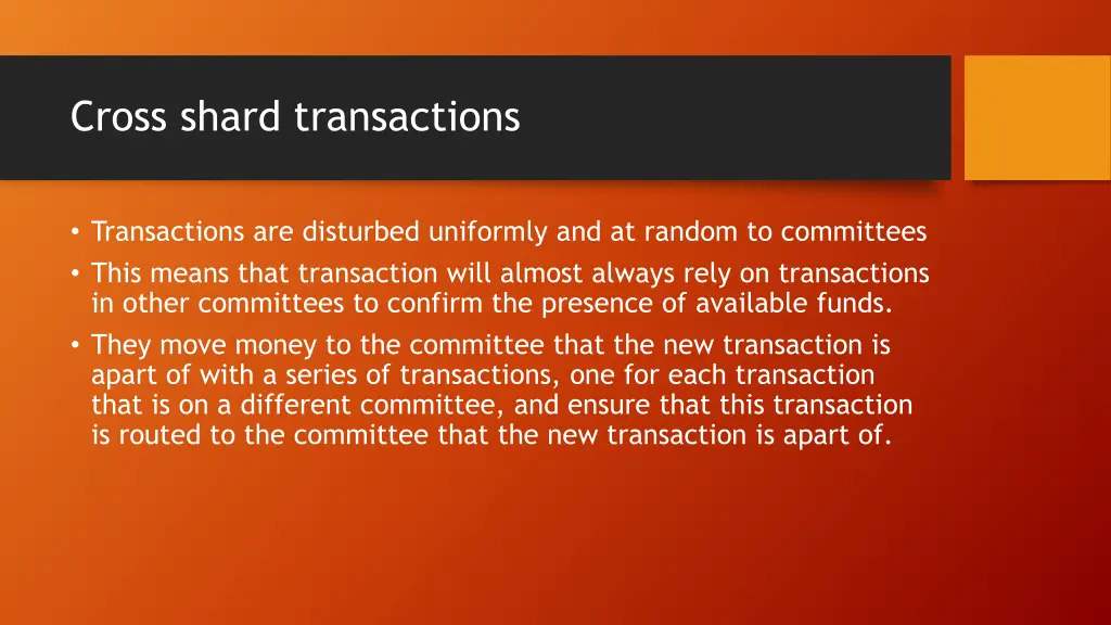 cross shard transactions