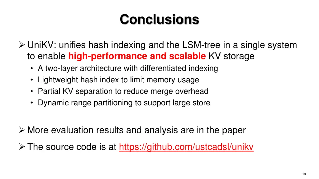 conclusions