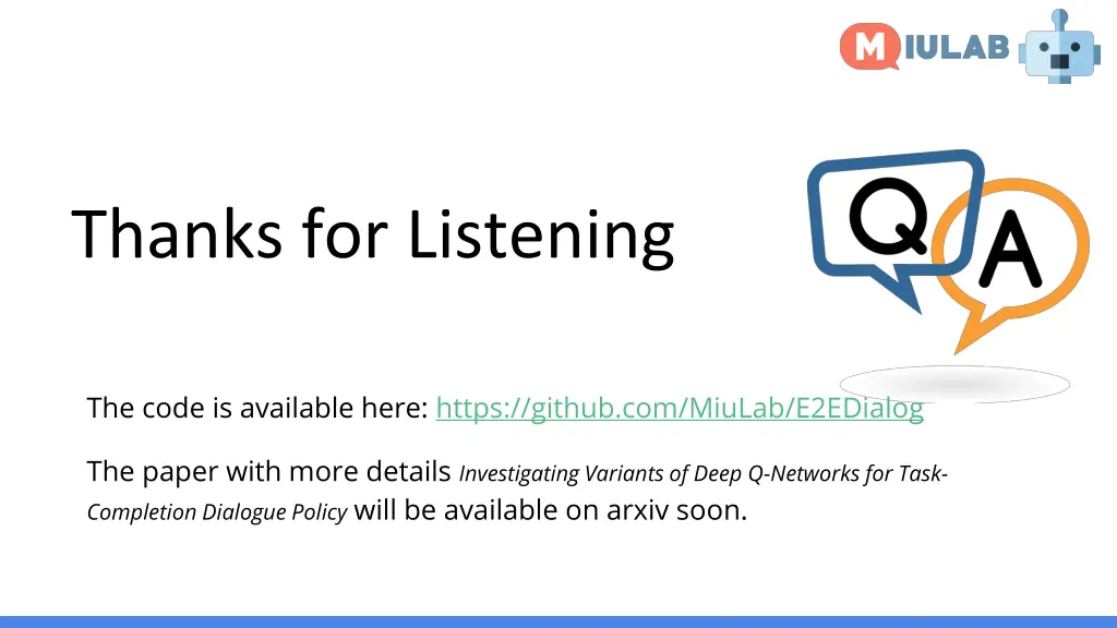 thanks for listening