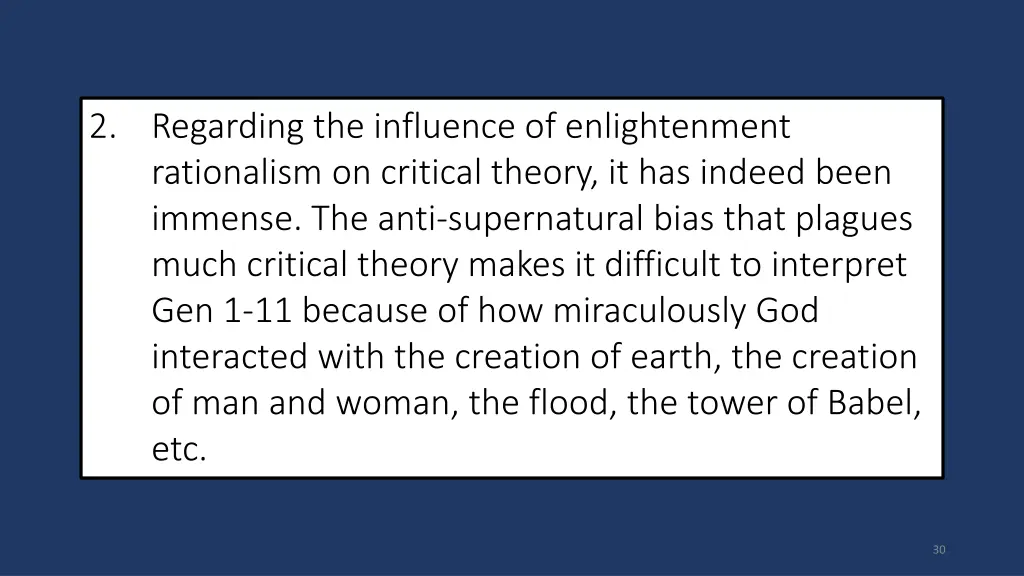 2 regarding the influence of enlightenment