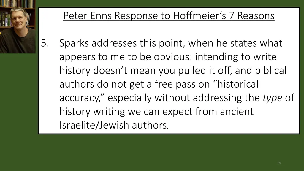 peter enns response to hoffmeier s 7 reasons 4