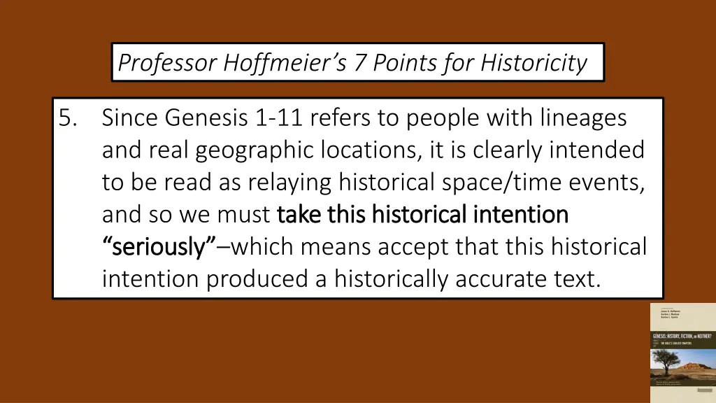 professor hoffmeier s 7 points for historicity 4