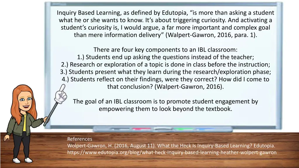 inquiry based learning as defined by edutopia