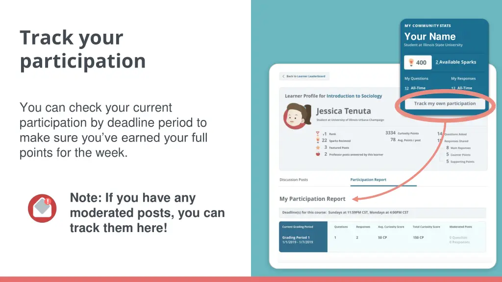track your participation