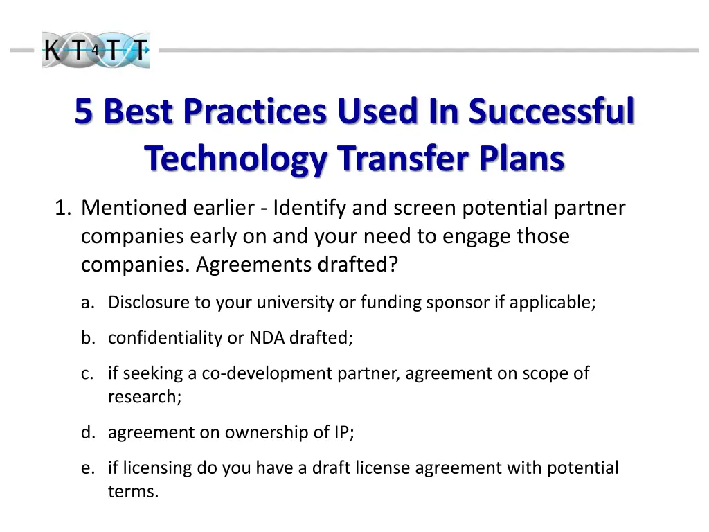5 best practices used in successful technology