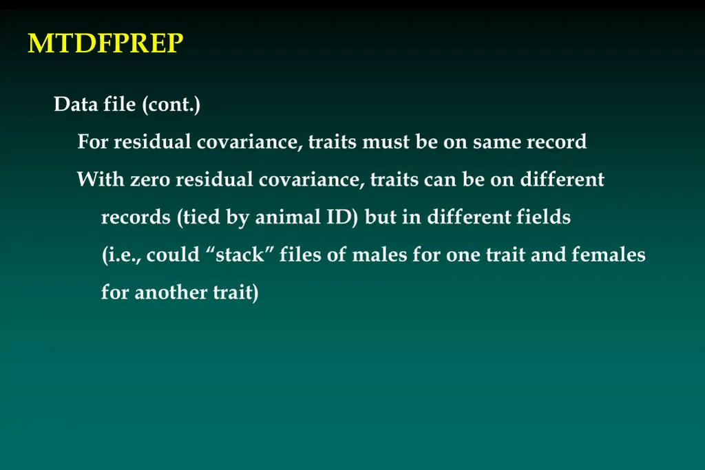mtdfprep 1