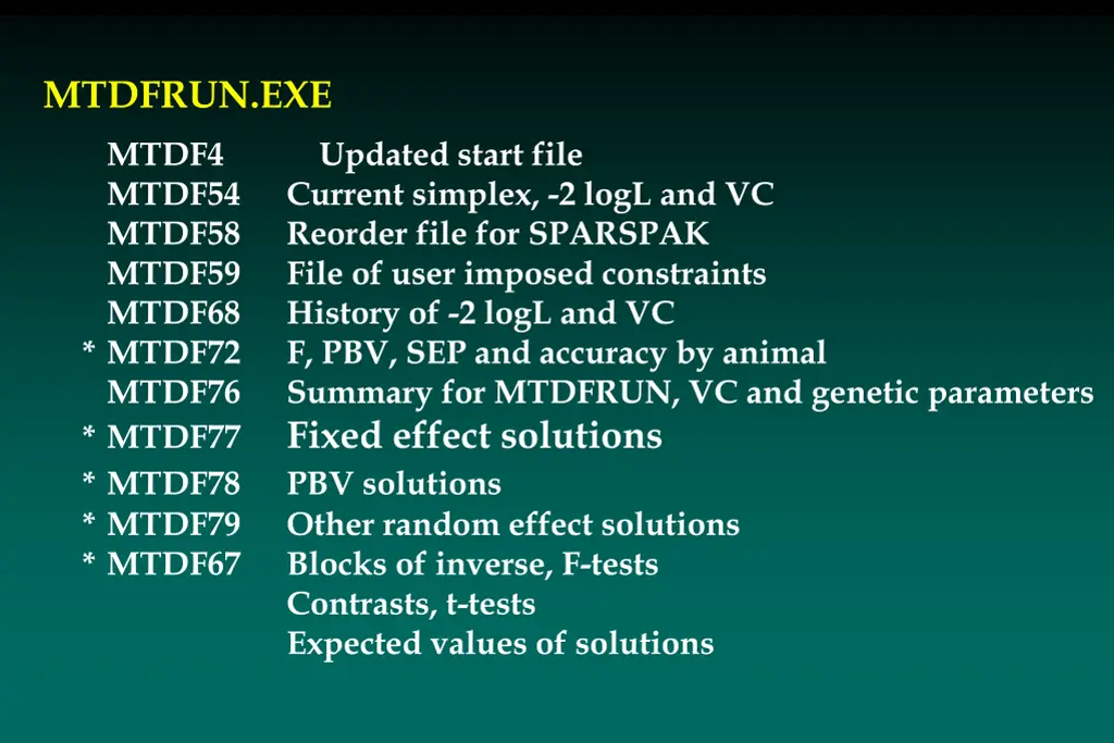 mtdfrun exe mtdf4 updated start file mtdf54