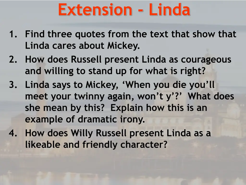 extension linda