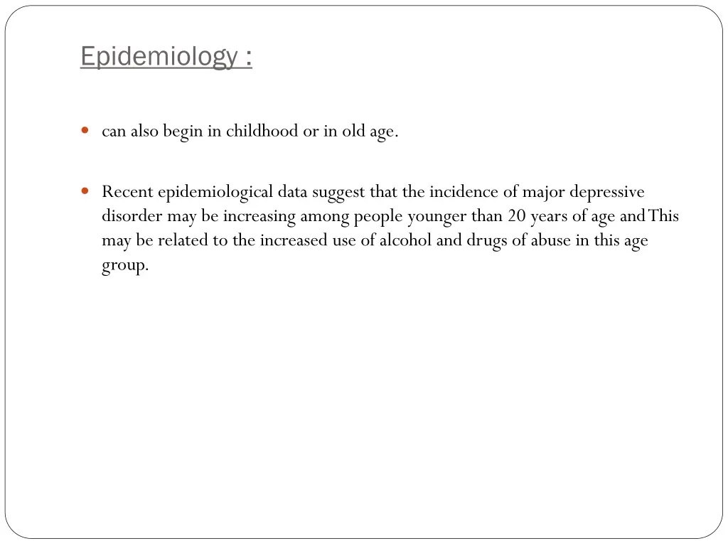 epidemiology 1