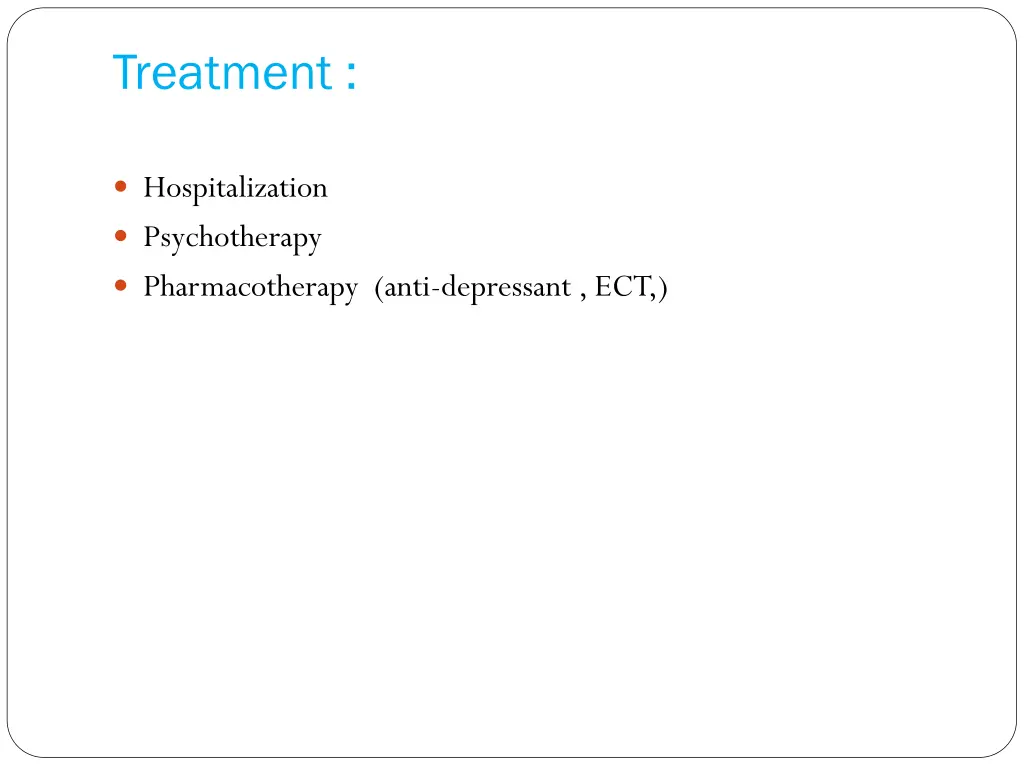 treatment