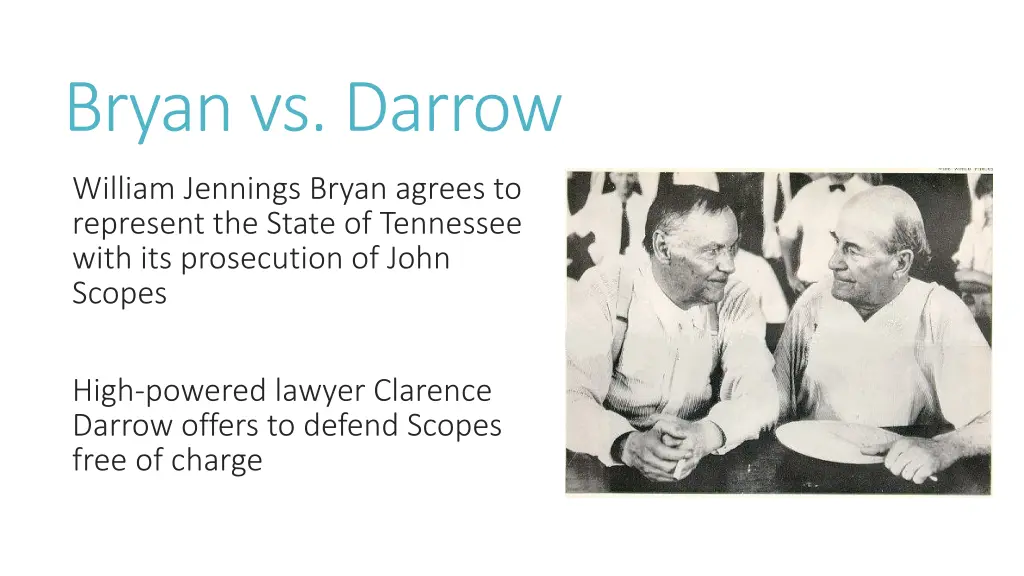 bryan vs darrow