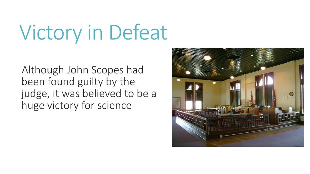victory in defeat