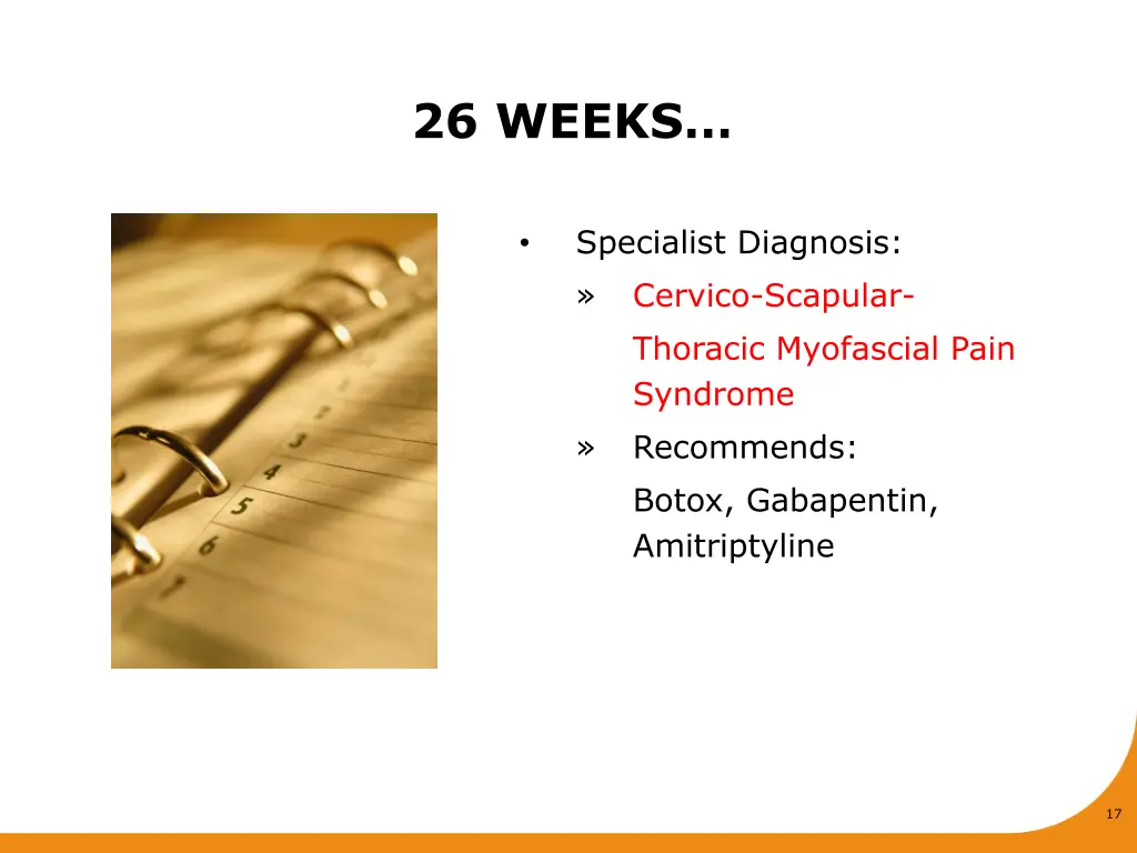 26 weeks
