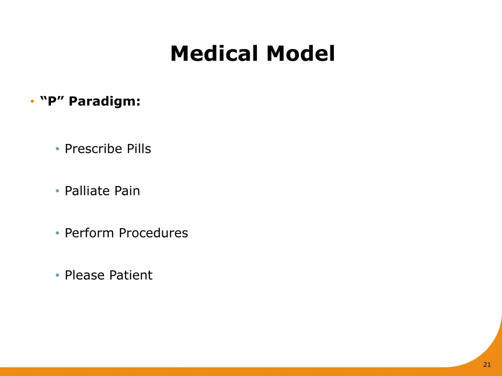medical model 1
