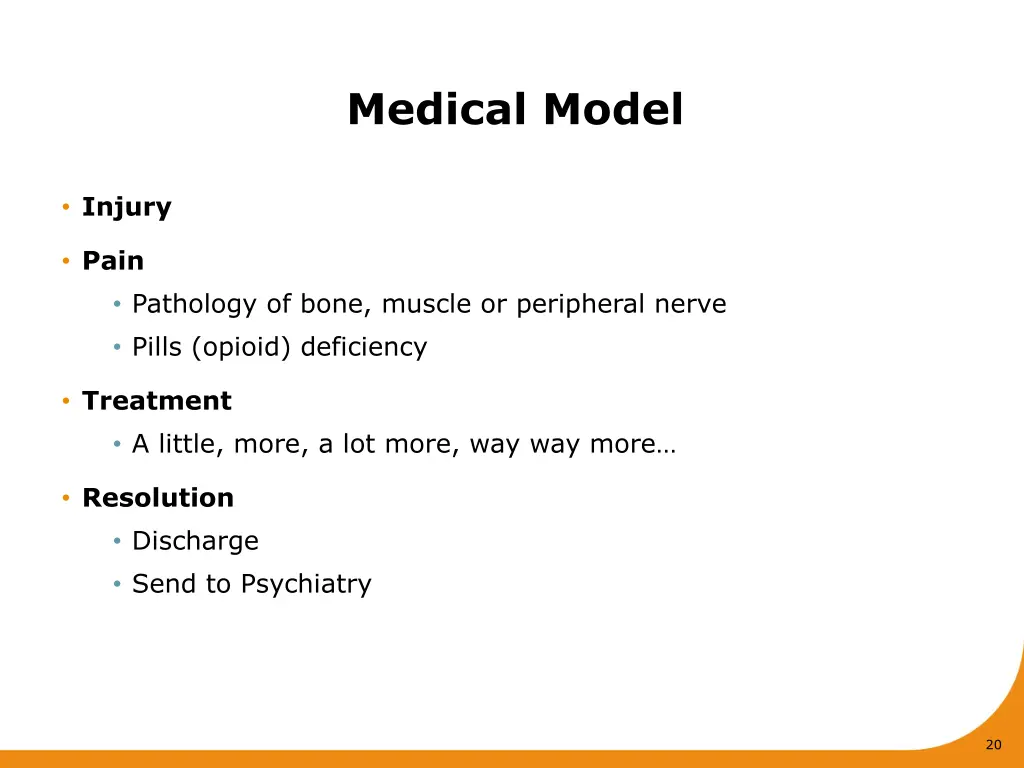 medical model