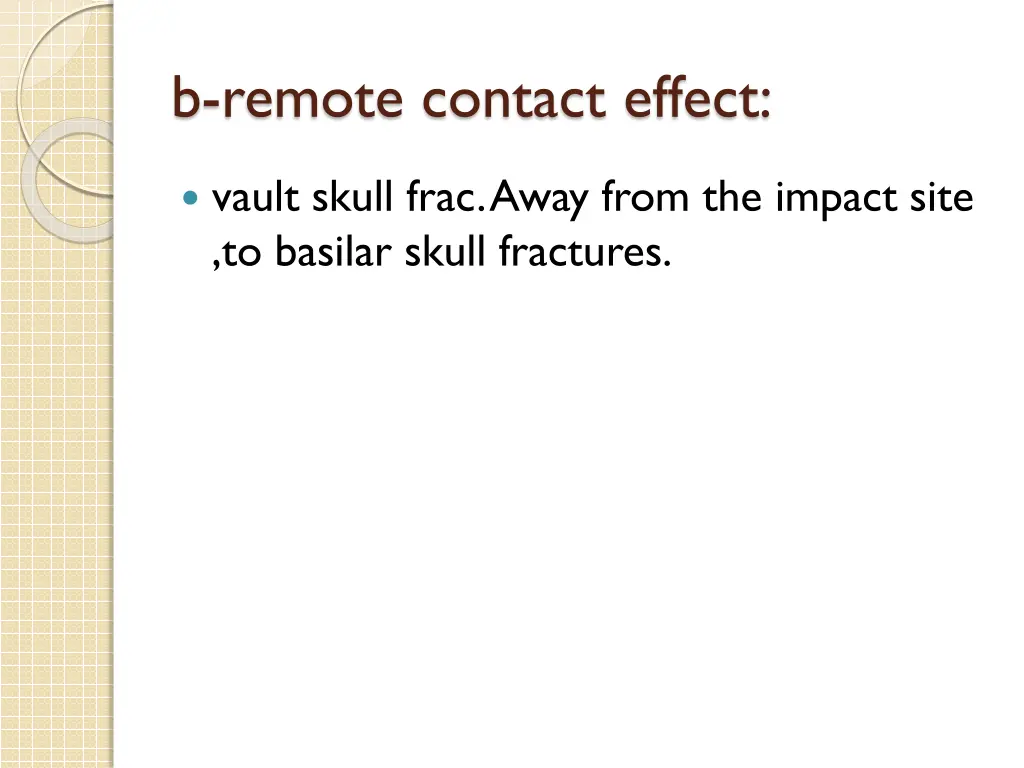 b remote contact effect