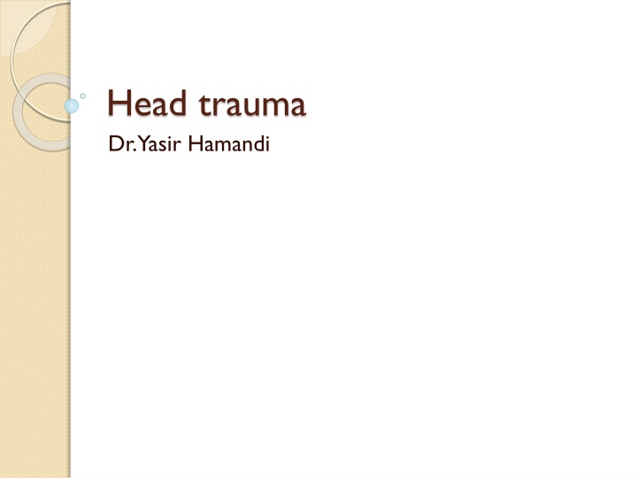 head trauma dr yasir hamandi