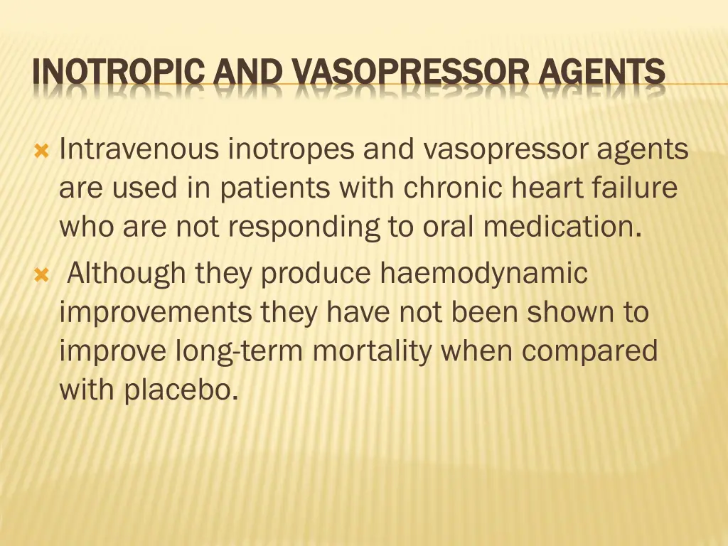 inotropic and vasopressor agents inotropic