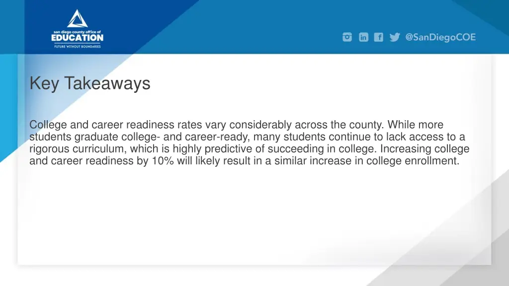 key takeaways