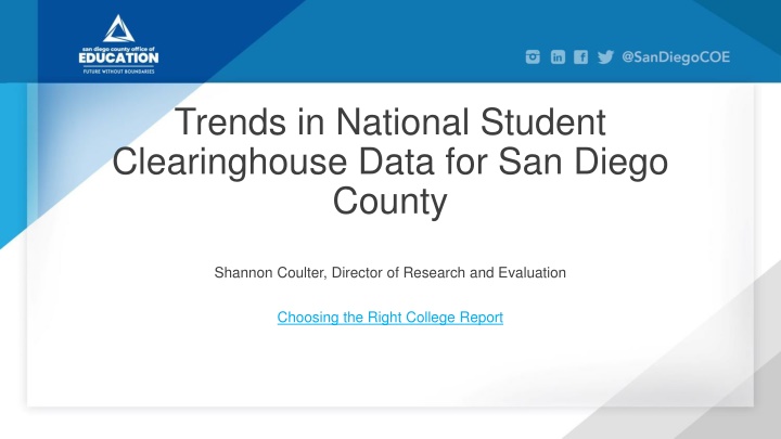 trends in national student clearinghouse data