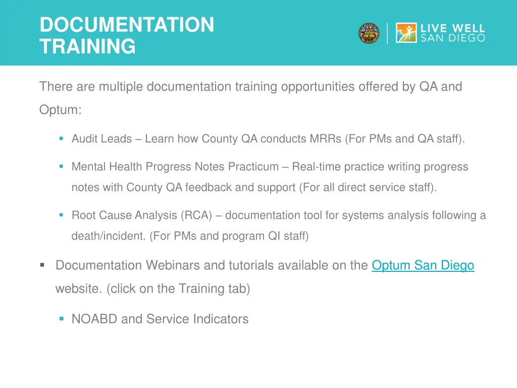 documentation training