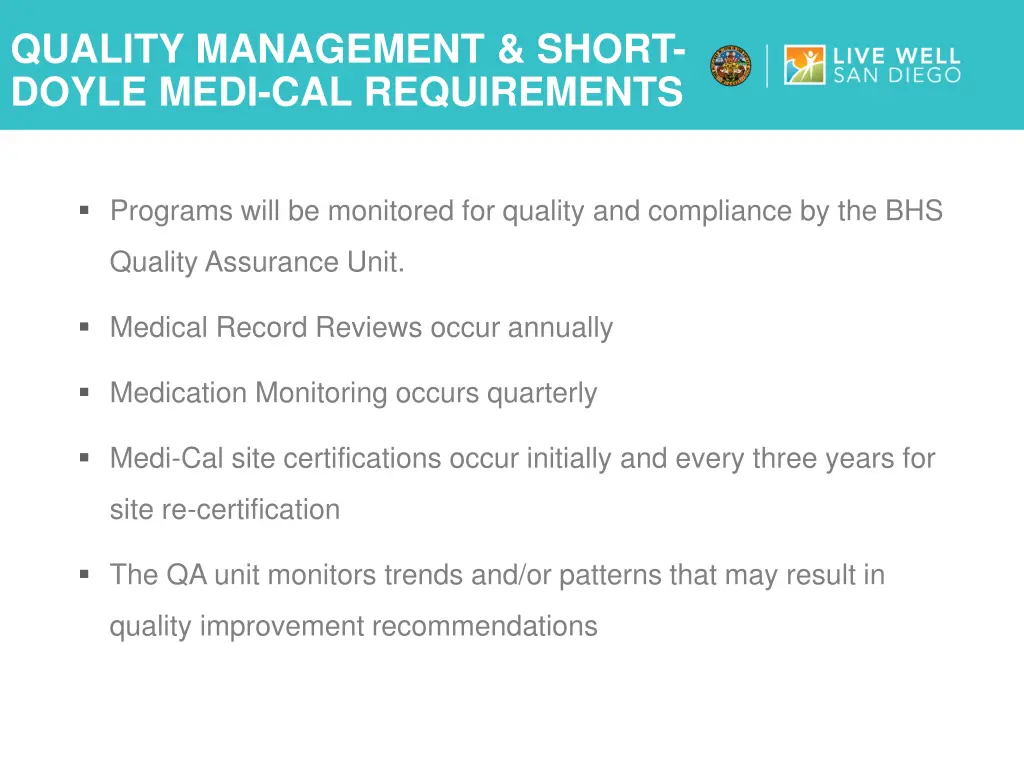 quality management short doyle medi