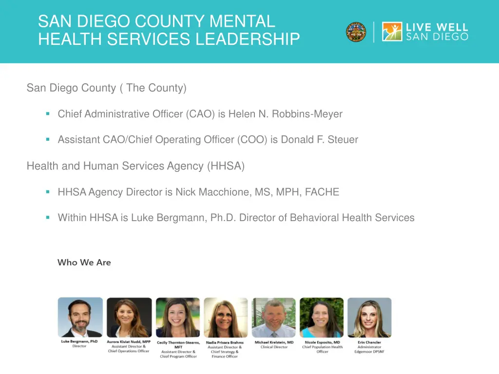san diego county mental health services leadership